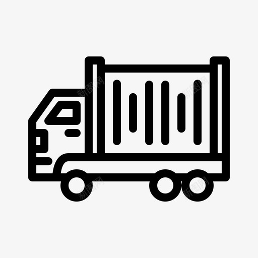 卡车集装箱交货物流svg_新图网 https://ixintu.com 卡车 集装箱 交货 物流 包装