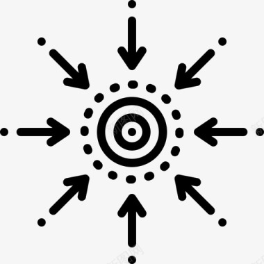 中心性联系性技术性图标