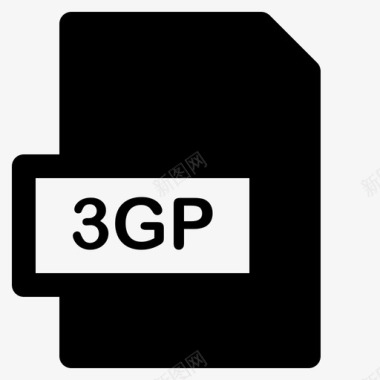 文件类型3gp文档图标
