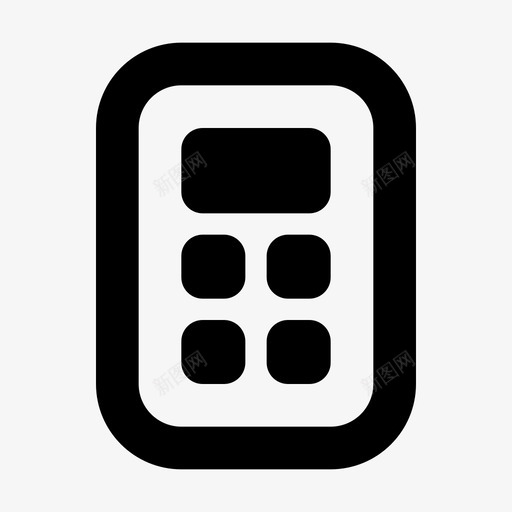计算器图形用户界面网站svg_新图网 https://ixintu.com 用户界面 计算器 图形 网站 网页 图标