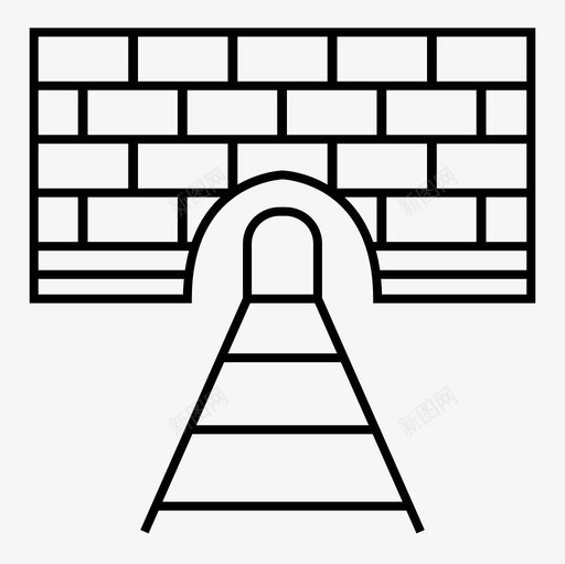 矿山山采石场svg_新图网 https://ixintu.com 矿山山 采石场 轨道 铁路