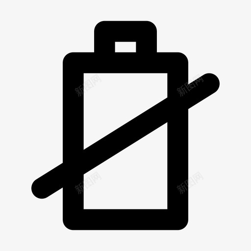 电池电池电量充电svg_新图网 https://ixintu.com 电池 电量 充电 无电 电源 外形