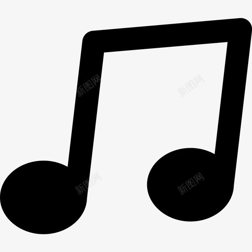 音乐笔记娱乐歌曲svg_新图网 https://ixintu.com 音乐 笔记 娱乐 歌曲 教育 实心 图标