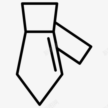 领带礼服正式服装图标