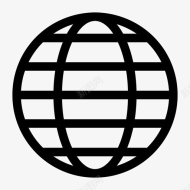 全球地球地球网格图标