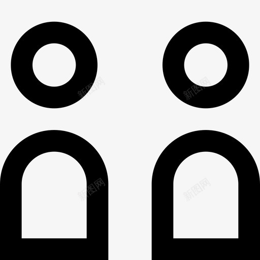 用户用户界面一致性图标24svg_新图网 https://ixintu.com 用户 用户界面 一致性 图标