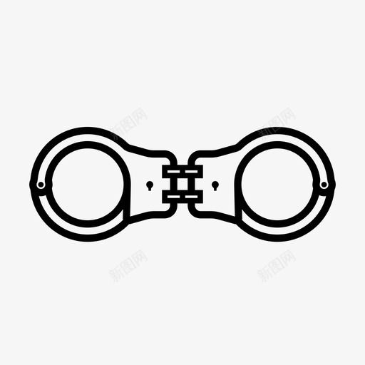 手铐bdsm侦探svg_新图网 https://ixintu.com 手铐 侦探 调查员 玩具