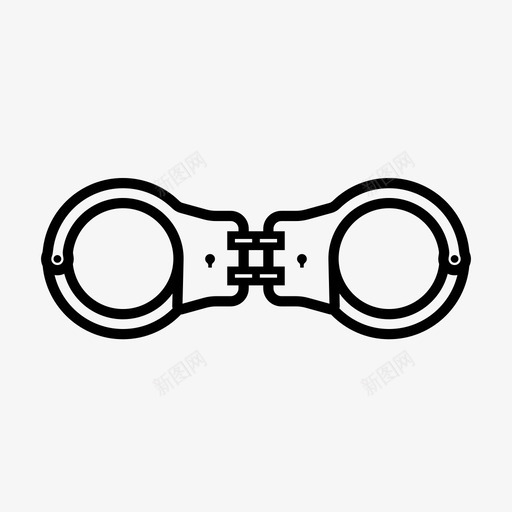 手铐bdsm侦探svg_新图网 https://ixintu.com 手铐 侦探 调查员 玩具