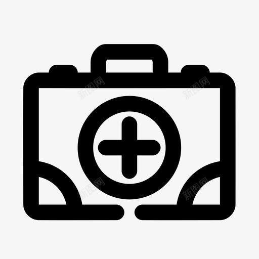 急救箱界面图标2gap粗体svg_新图网 https://ixintu.com 急救箱 界面 图标 粗体