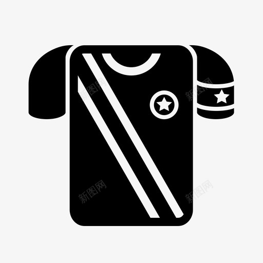队长服装足球衫svg_新图网 https://ixintu.com 足球 服装 球衫 队长 纯色 款式
