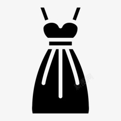 纯色背景美女连衣裙时尚女士高清图片