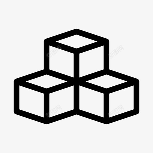 方块骰子格子svg_新图网 https://ixintu.com 方块 骰子 格子 堆堆