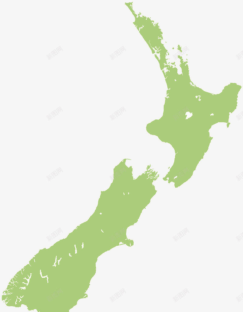 新西兰地图png免抠素材_新图网 https://ixintu.com 新西兰 地图