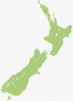 新西兰地图素材