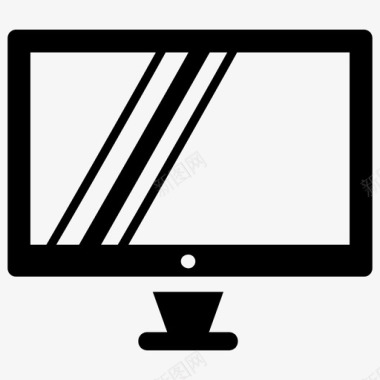 液晶显示器电脑屏幕平板电脑图标