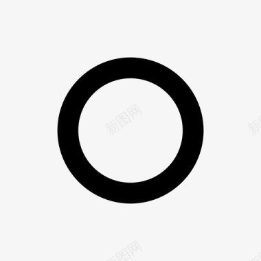 圆形按钮圆环图标