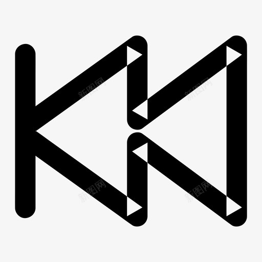 快速后退多媒体播放svg_新图网 https://ixintu.com 快速 后退 媒体播放 播放器 上一个 基本 图标 所有 尺寸