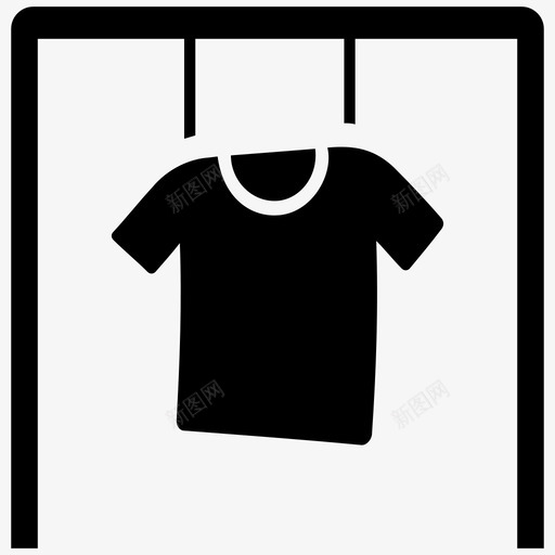 挂衬衫衣服套装svg_新图网 https://ixintu.com 衬衫 衣服 套装 纺织品 棉质 纯色 图标