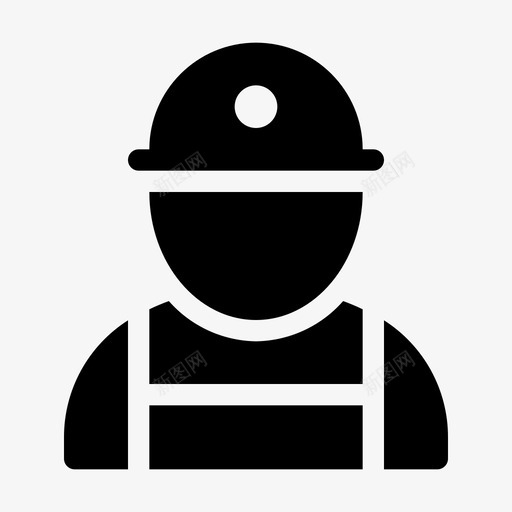 矿工建筑工人工程师svg_新图网 https://ixintu.com 矿工 建筑 建筑工 工人 工程师 劳工 水管 管工
