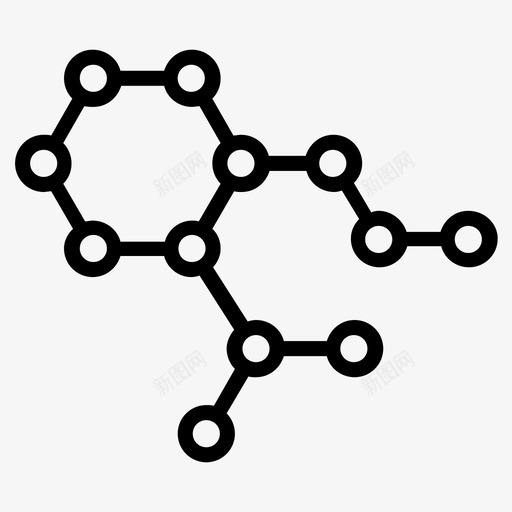 织物分子织物设计棉分子svg_新图网 https://ixintu.com 织物 分子 设计 生产线 图标