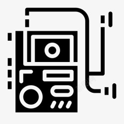 时尚随身听随身听mp3音乐高清图片