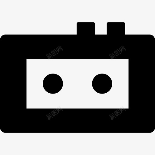 盒式磁带录音带录像带svg_新图网 https://ixintu.com 录像带 盒式 磁带 录音带 通讯