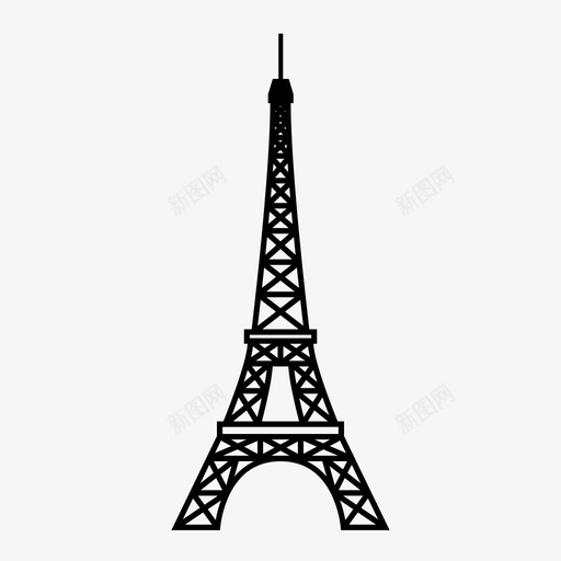 埃菲尔铁塔文化法国svg_新图网 https://ixintu.com 埃菲尔铁塔 文化 法国 地标 巴黎