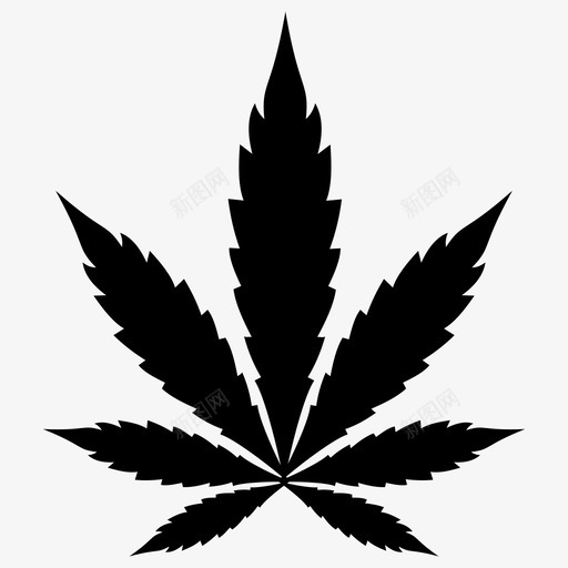 大麻叶大麻大麻和大麻叶字形图标svg_新图网 https://ixintu.com 大麻 叶大麻 叶字形 字形 图标