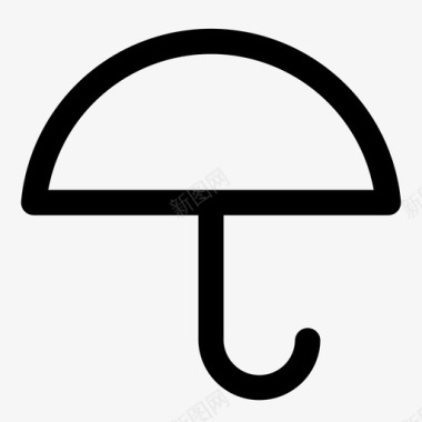 伞防雨防晒图标