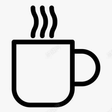 咖啡休息放松茶图标