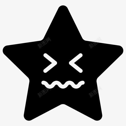 痛苦的明星表情情感坚持svg_新图网 https://ixintu.com 痛苦 苦的 明星 表情 情感 坚持