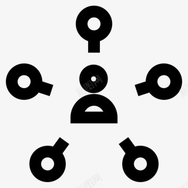 组织商业团体图标