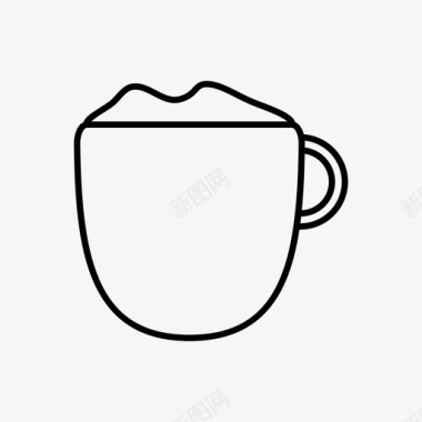 摩卡咖啡杯子图标