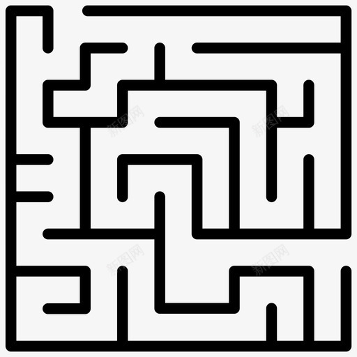 陷阱迷宫方块迷宫树篱迷宫svg_新图网 https://ixintu.com 迷宫 陷阱 方块 树篱 导航 拼图 线图 图标