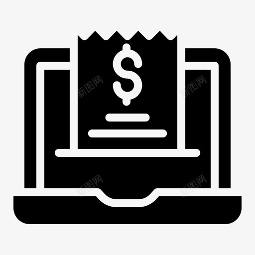 钱货币笔记本电脑svg_新图网 https://ixintu.com 钱货币 货币 笔记本 电脑 在线 收据