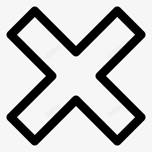 十字符号基础数学计算svg_新图网 https://ixintu.com 符号 十字 基础 数学 计算 删除 乘法 错号 字体