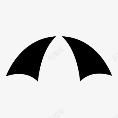 伞遮阳帘护罩图标