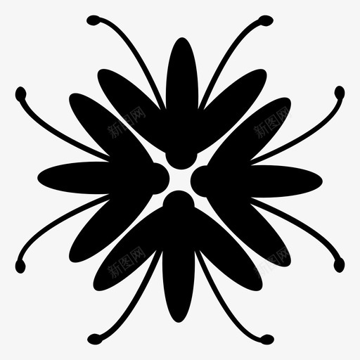 装饰花花卉装饰花卉设计svg_新图网 https://ixintu.com 装饰 花卉 花花 设计 图案 符号