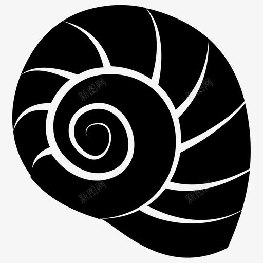 蜗牛海螺壳航海svg_新图网 https://ixintu.com 蜗牛 海螺 航海 贝壳 岛雕文 图标