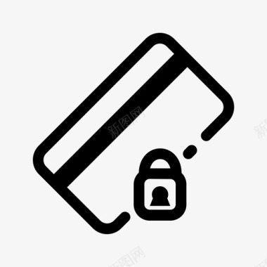 文件锁卡钥匙图标