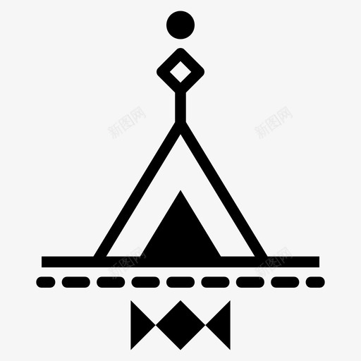 纳瓦霍族古代标志几何形状svg_新图网 https://ixintu.com 部落 标志 纳瓦 霍族 古代 几何 几何形 形状 纹身 线图 图标