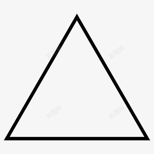 三角形场平面svg_新图网 https://ixintu.com 三角形 平面几何 三面体