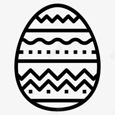 复活节彩蛋庆典装饰图标