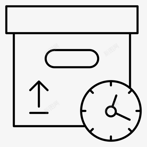 最后期限箱子交货svg_新图网 https://ixintu.com 包裹 最后 期限 箱子 交货 物流配送