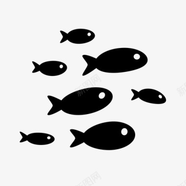 鱼群群图标
