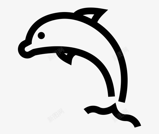 海豚动物水生svg_新图网 https://ixintu.com 海豚 动物 水生 鱼类 哺乳动物 飞燕