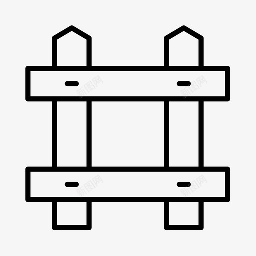 围栏农业乡村svg_新图网 https://ixintu.com 农场 围栏 农业 乡村 牧场