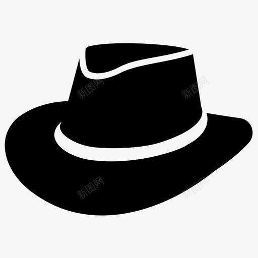 帽子软帽头饰svg_新图网 https://ixintu.com 帽子 软帽 头饰 女士 夏季 帽岛 字形 图标
