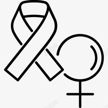 男性癌症艾滋病和艾滋病男性癌症艾滋病和艾滋病图标