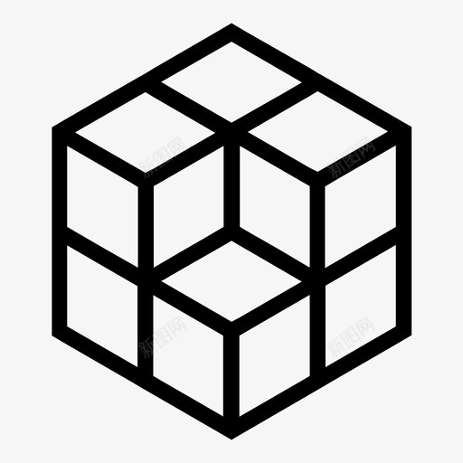 堆叠立方体构建模块svg_新图网 https://ixintu.com 堆叠 立方体 构建 建模 块块 拼图